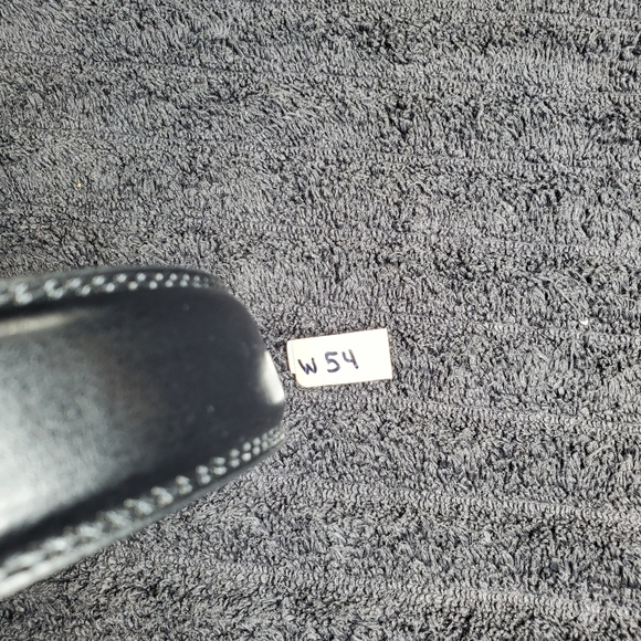 Men's Leather Belt | Size: 70 | Color: Black | 1-Sided | SKU: W-54 | RRR Belts - Picture 4 of 4